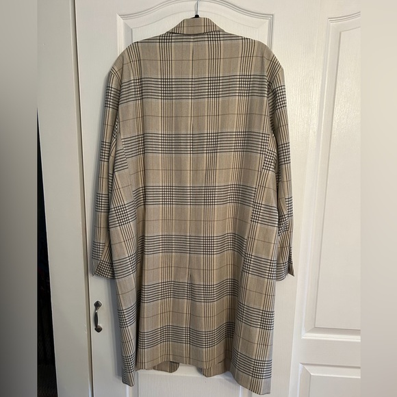 ASOS Dad Coat with matching hip sack bum bag - Picture 3 of 11